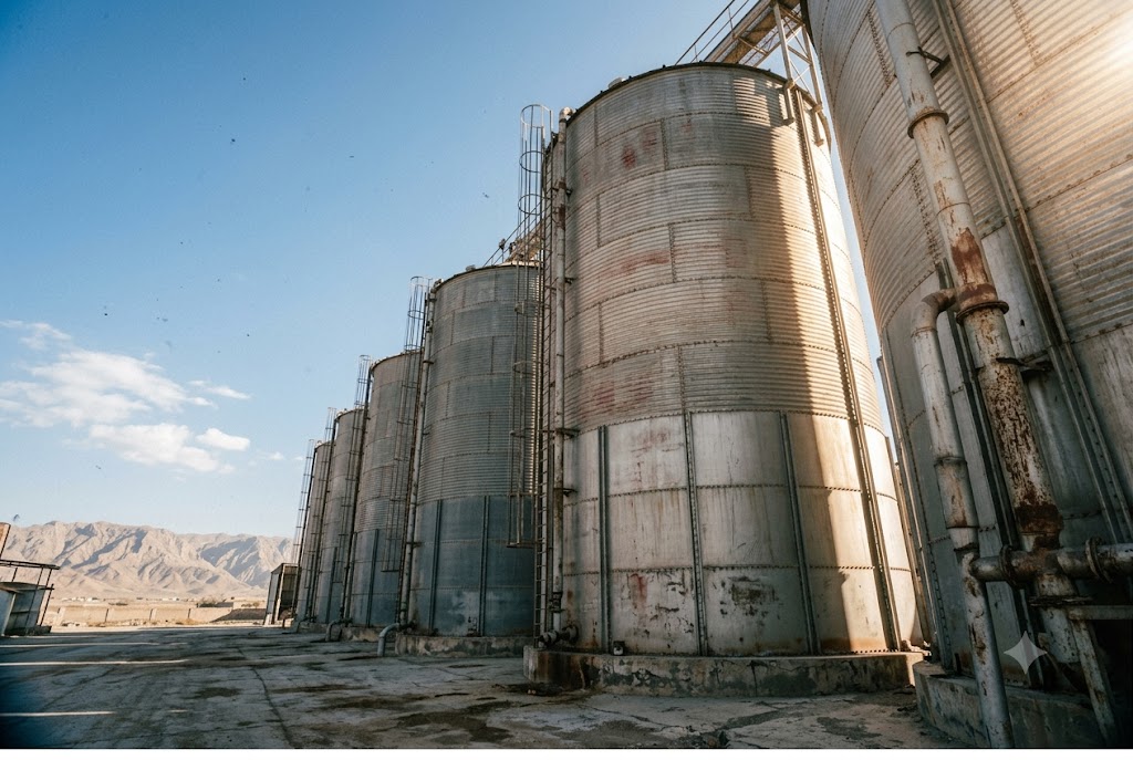 Modern Silos Exterior