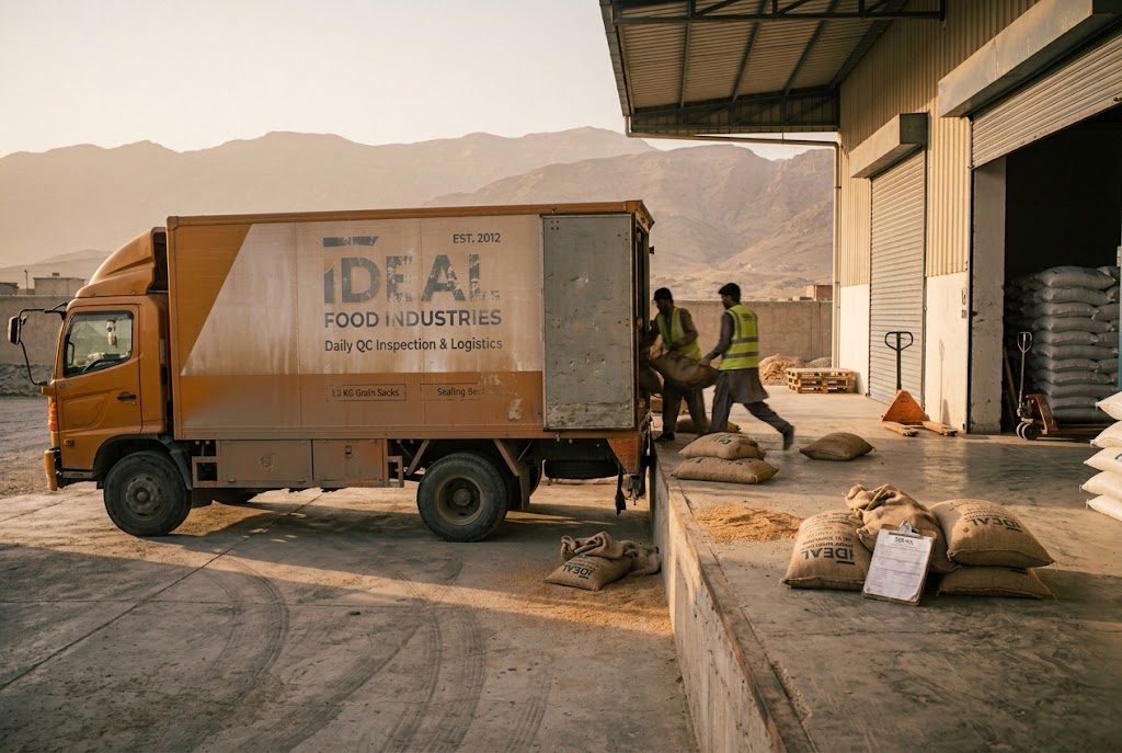 Branded Transport Truck